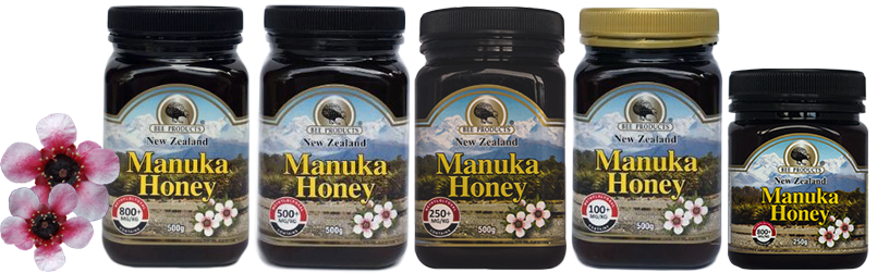 Manuka honey jars